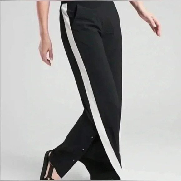 Athleta Luxe Gramercy Track Snap Leg Pants - Picture 1 of 16
